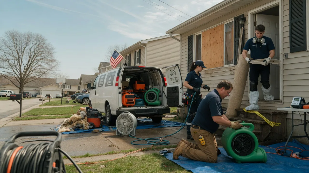 Water Damage Restoration in Lanark, IL near me
